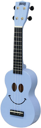 Mahalo Art Series Smiley Face Ukulele - Light Blue