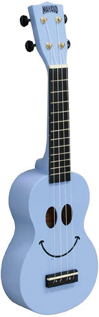 Mahalo Art Series Smiley Face Ukulele - Light Blue