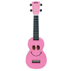 Mahalo Art Series Smiley Face Ukulele - Pink