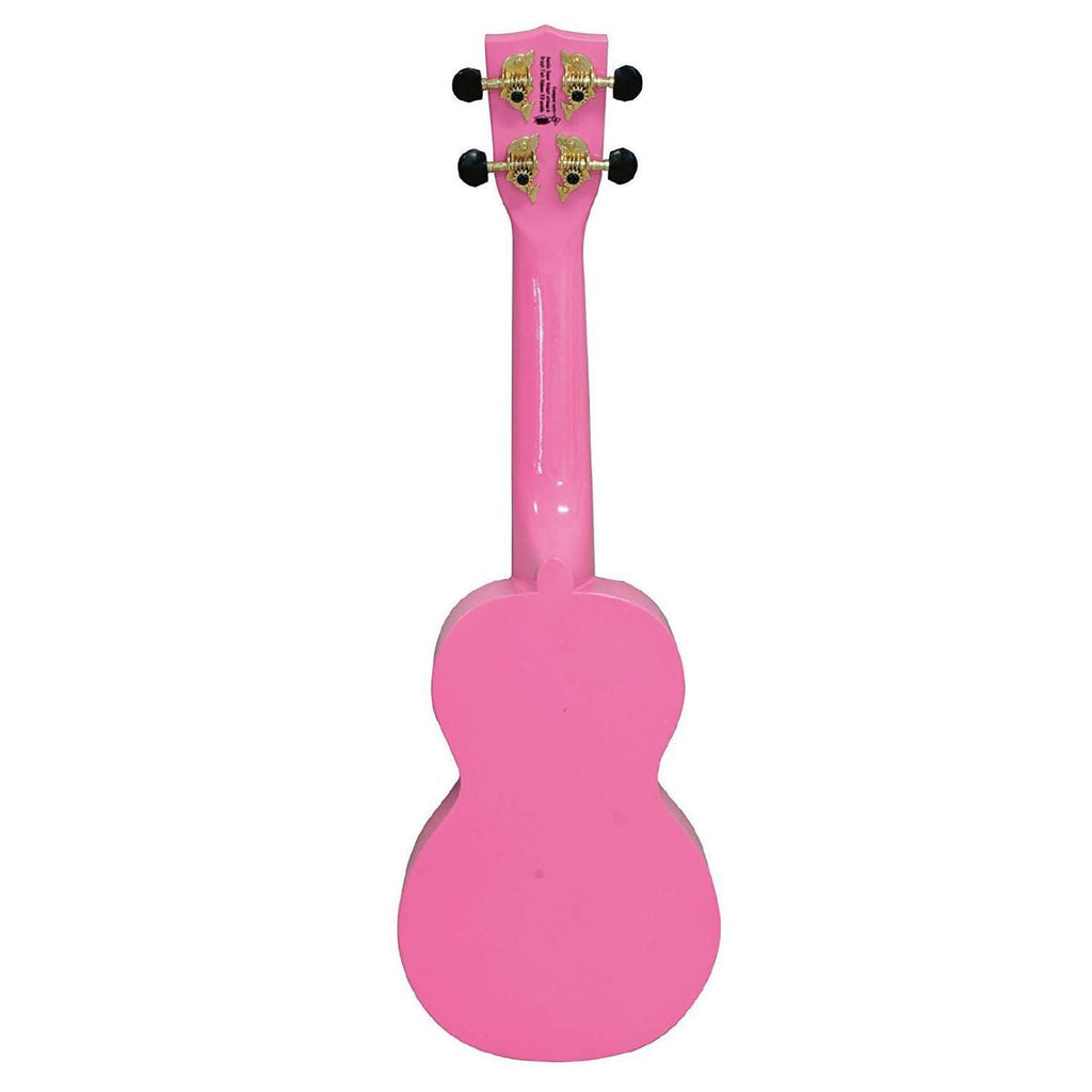Mahalo Art Series Smiley Face Ukulele - Pink