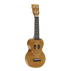 Mahalo Art Series Smiley Face Ukulele - Transparent Brown