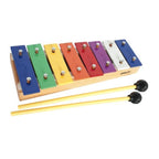 Mano Percussion 8 Coloured Glockenspiel with Beaters