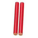 Mano Percussion UE787RD 7inch Coloured Hardwood Claves - Red