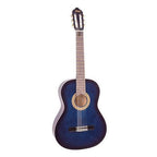 Valencia VC101BUS 1/4 Size Classical Guitar - Blue Sunburst