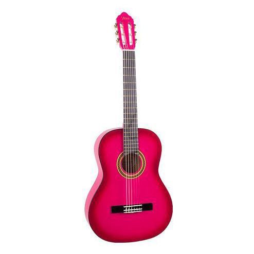 Valencia VC101PKS 1/4 Size Classical Guitar - Pink Sunburst
