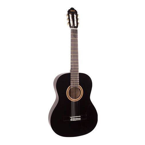 Valencia VC102BK 1/2 Size Classical Guitar - Black