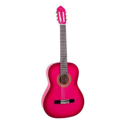 Valencia VC103PKS 3/4 Size Classical Guitar - Pink Sunburst