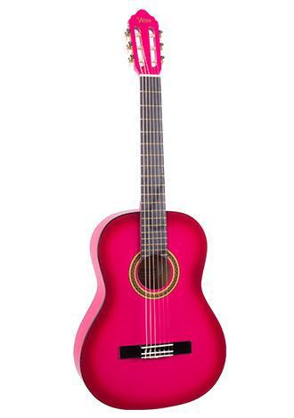 Valencia VC104PKS 4/4 Size Classical Guitar - Pink Sunburst