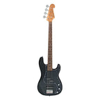 SX Essex PJ 4-String Bass Guitar Pack in Black