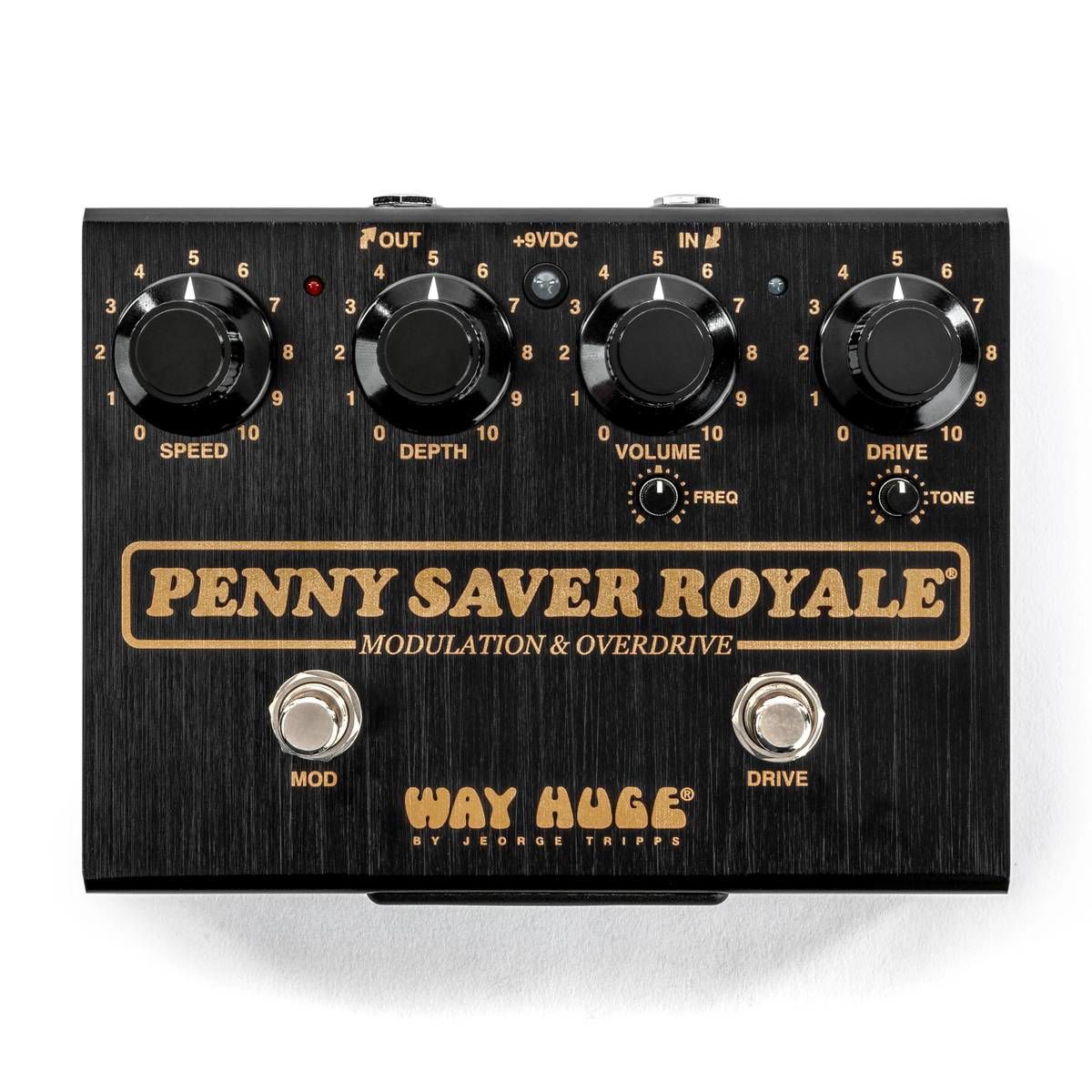Way Huge WHE901 Penny Saver Royale Modulation + Overdrive Guitar Effects Pedal
