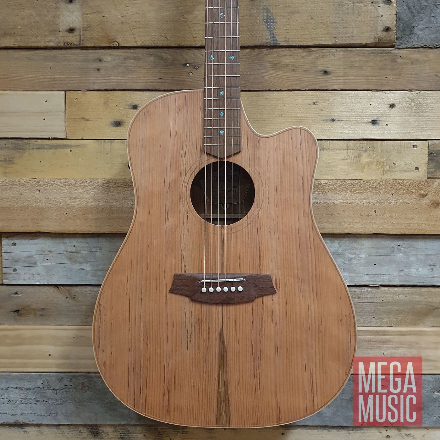 Cole Clark Fat Lady 2 Acoustic Guitar - Redwood Blackwood (CCFL2ECRDBL)