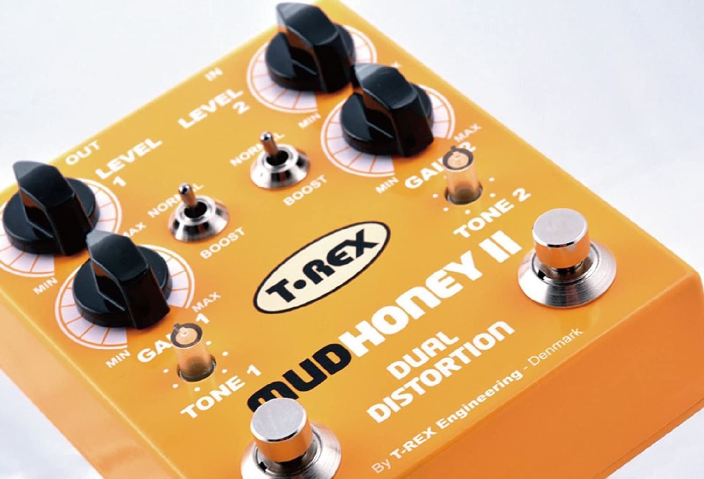 T-Rex Mudhoney II Dual Distortion/Fuzz Guitar Effects Pedal