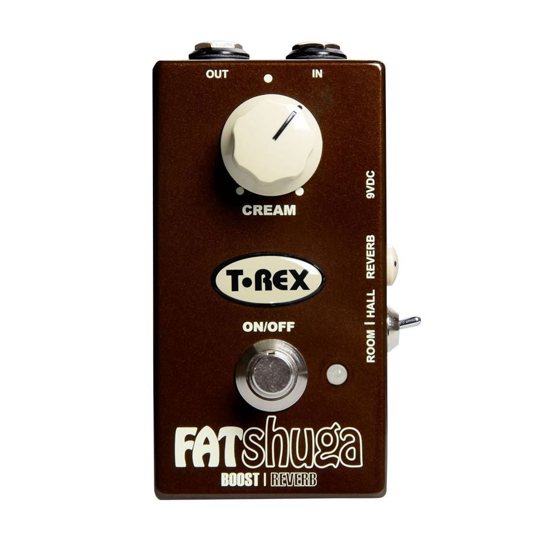 T-Rex Fat Shuga Boost & Reverb Guitar Effects Pedal