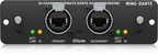 Behringer AOIP-Dante internal Brooklyn card expansion for audio interfaces, featuring 64x64 Dante network audio connections.