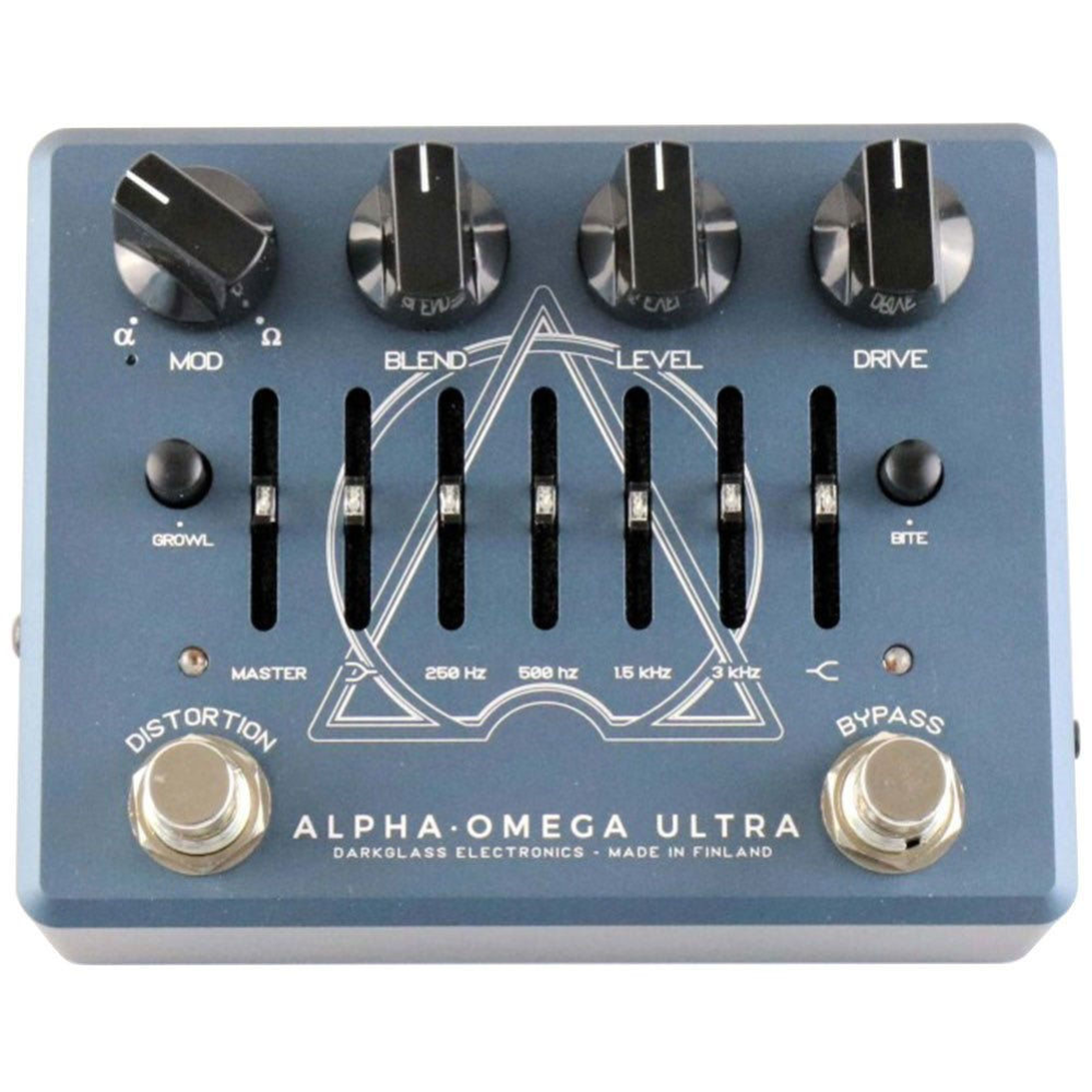 Darkglass Alpha Omega Ultra Bass Overdrive Pedal with Aux Input