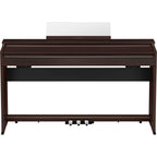Casio APS200BN 88-key digital piano in brown with realistic keys and control panel, ideal for beginner and intermediate players.
