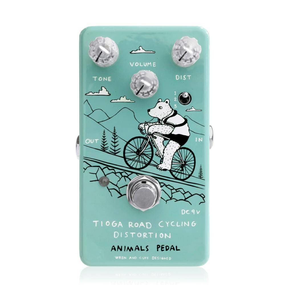 Animals Pedal TRC Tioga Road Cycling Distortion Guitar Effects Pedal