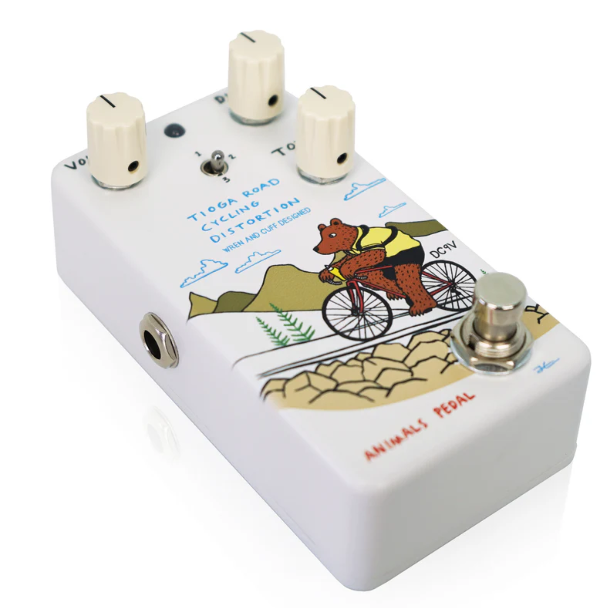 Animals Pedal Tioga Road Cycling Distortion MKII Effects Pedal by Wren&Cuff