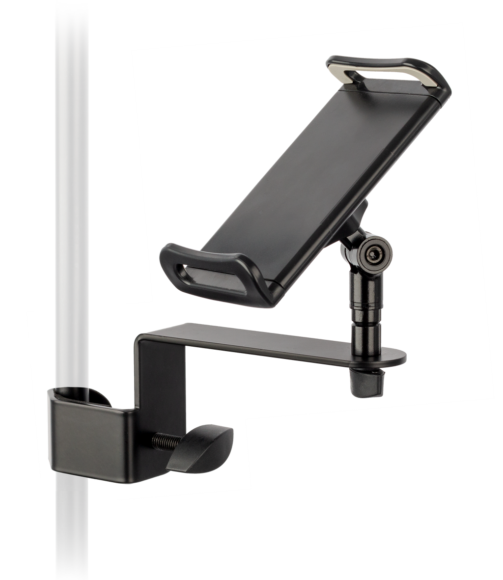 Xtreme AP32 Universal Smartphone and Tablet Holder showing adjustable clamp and mounting bracket for smartphones and tablets.