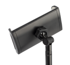 Xtreme AP33 Pro-Mount smartphone and tablet desktop stand showing adjustable mount and sleek black design.