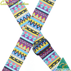 Colonial Leather 50mm Printed Webbing Guitar Strap - Apache