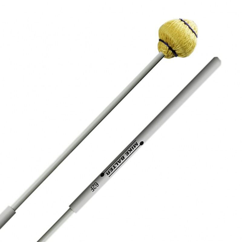 Mike Balter 62R Yellow Mushroom Head Marimba Mallets (Pair)