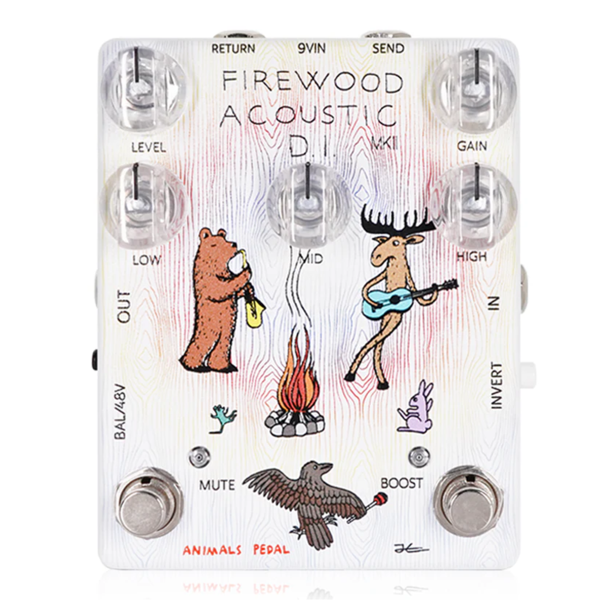 Animals Pedal Firewood Acoustic D.I. MKII Effects Pedal
