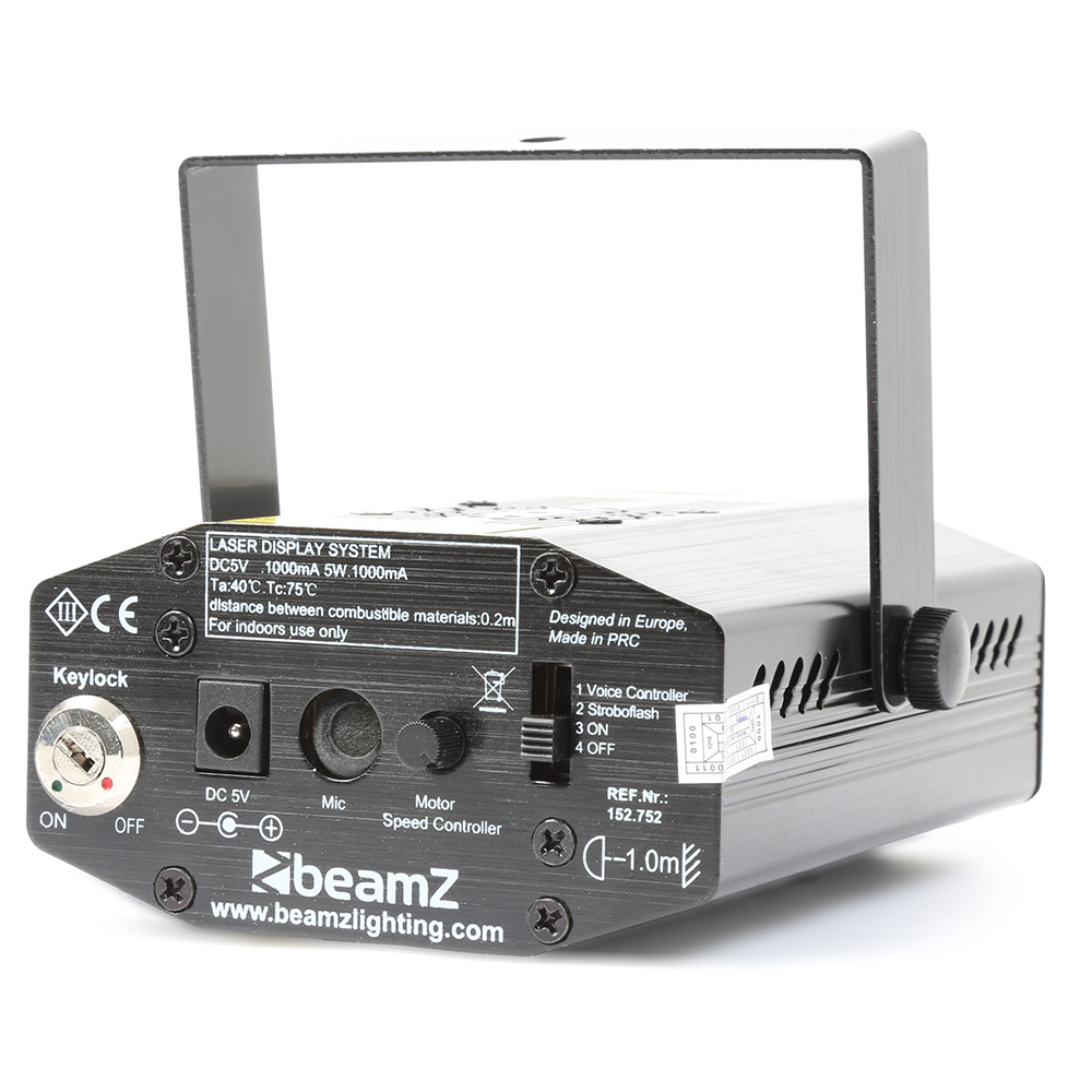 Beamz Apollo Multipoint Laser Red Green