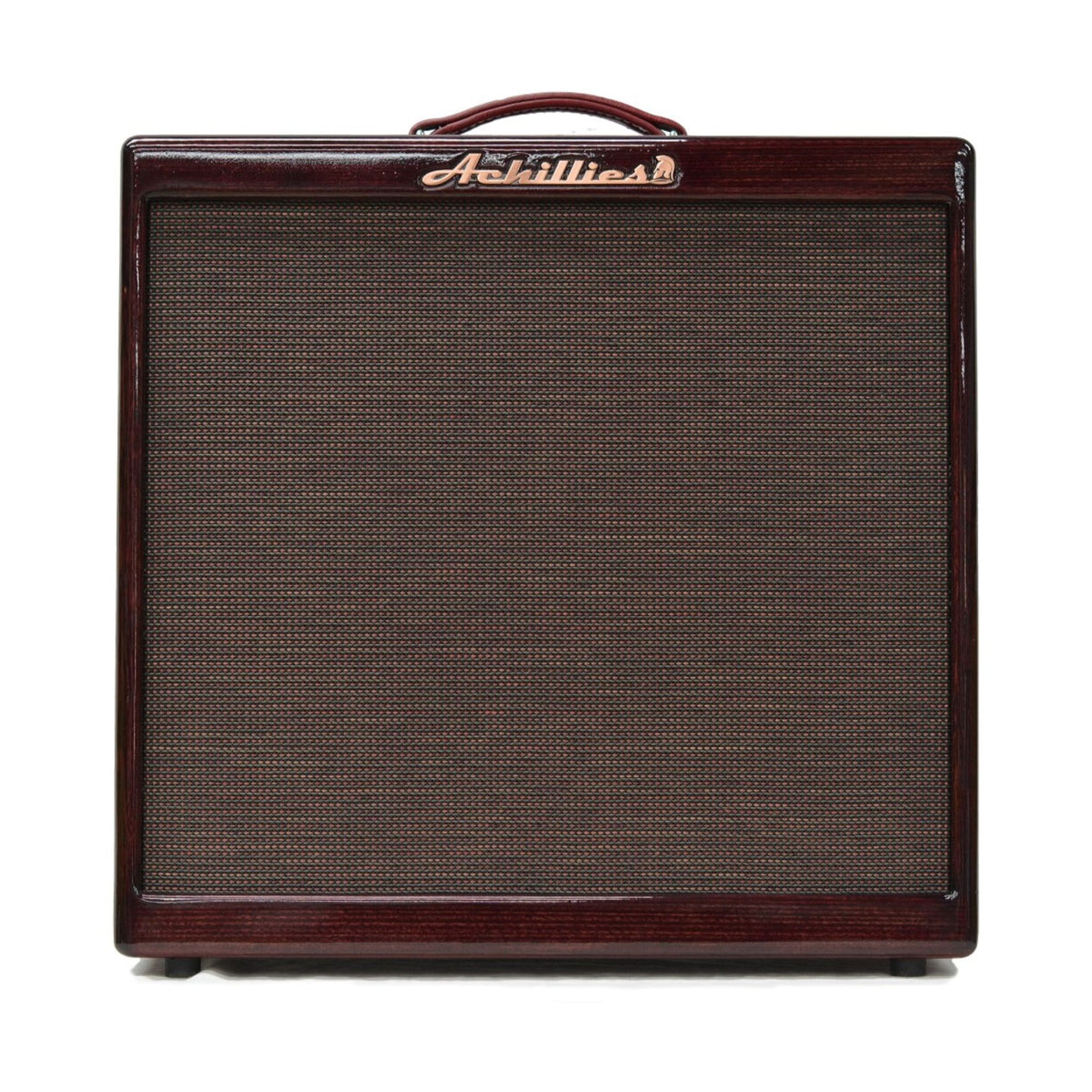 Achillies Apollo B45 4x10 45W Tube Guitar Combo Amplifier with Jensen P10Qs - Victorian Oak Rossana Red