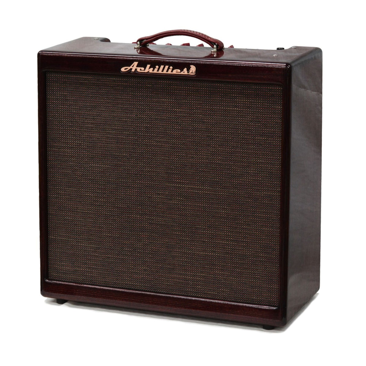Achillies Apollo B45 4x10 45W Tube Guitar Combo Amplifier with Jensen P10Qs - Victorian Oak Rossana Red