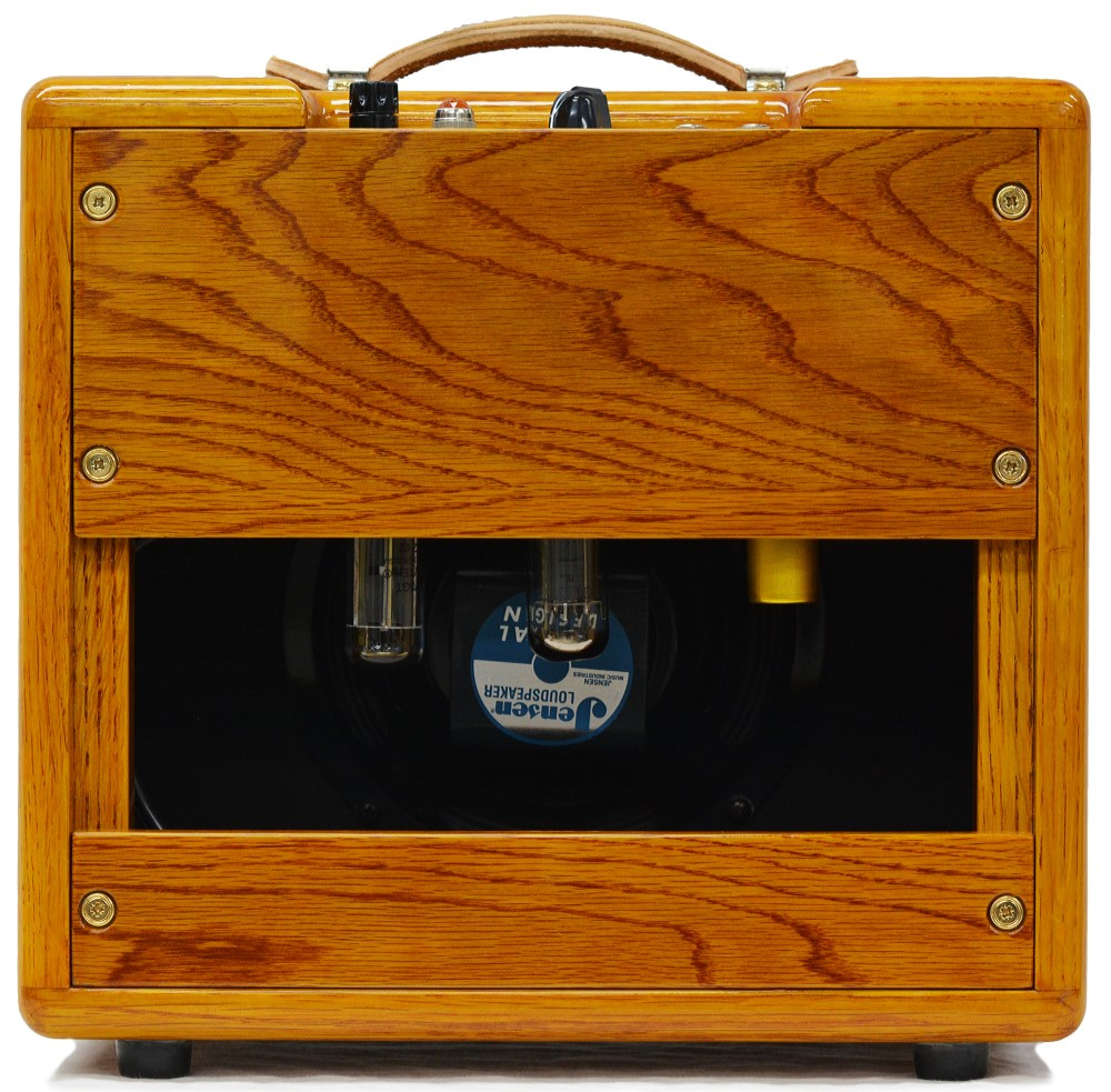 Achillies Apollo C5 1x8 5W Tube Guitar Combo Amplifier with Jensen P8R - American Oak Gold Butterscotch (B-STOCK)