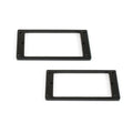 Allparts USA Flat Non Slanted Humbucker Ring Set in Black