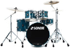 Sonor AQ1 Stage Series 5-piece Drum Kit in Caribbean Blue