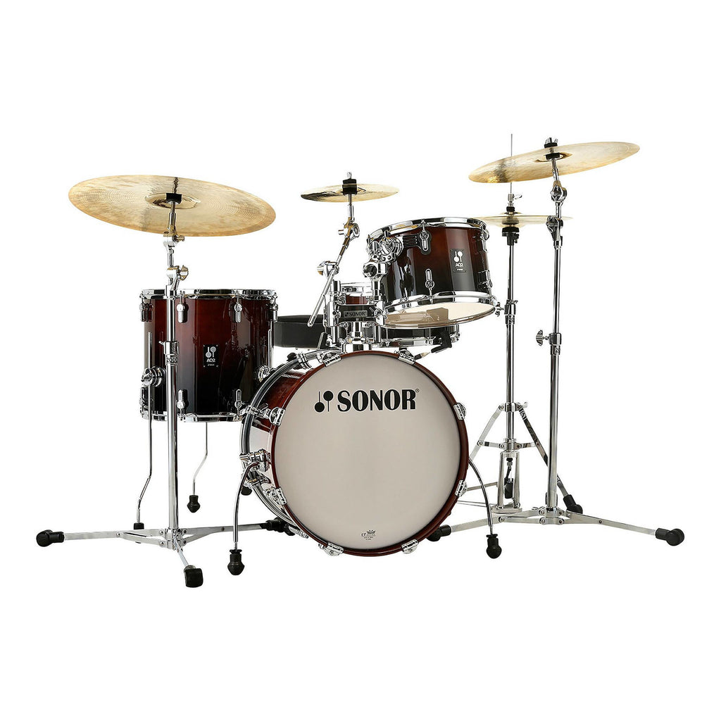 Sonor AQ2 Bop Series 4-Piece Drum Shell Pack - Brown Fade