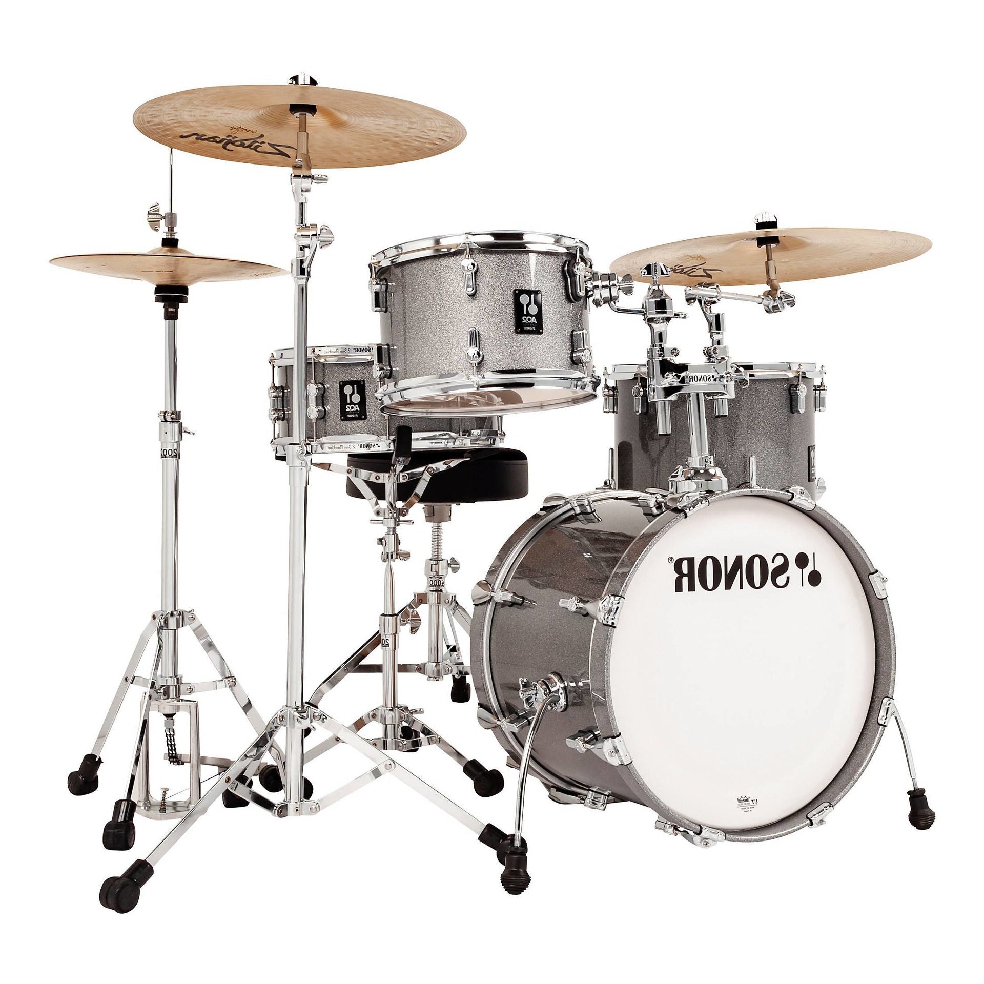 Sonor AQ2 Bop Series 4-Piece Drum Shell Pack - Titanium Quartz