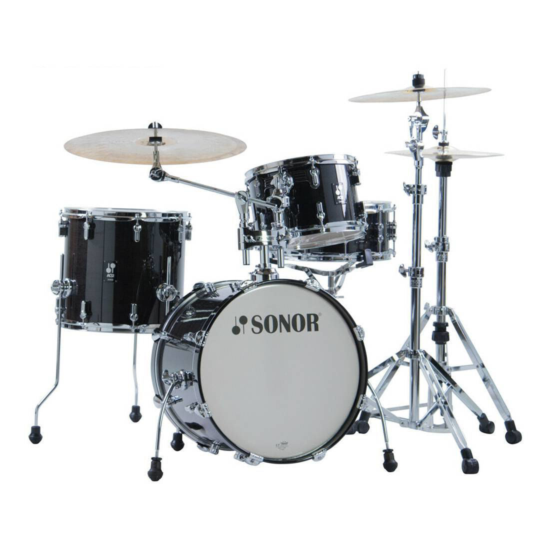 Sonor AQ2 Bop Set 4-Piece Drum Kit in Transparent Black