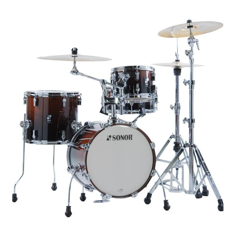 Sonor AQ2 Safari Series 4-Piece Drum Shell Pack - Brown Fade