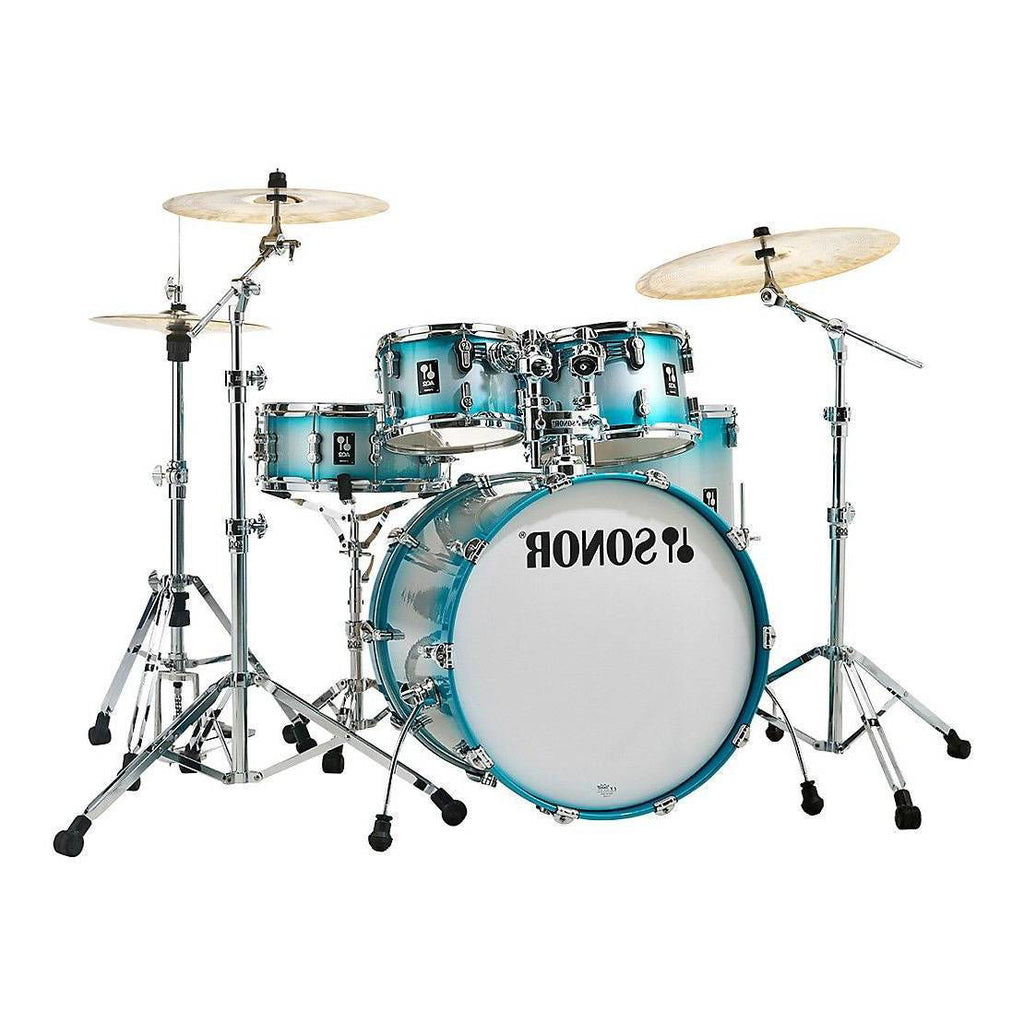 Sonor AQ2 Stage Series 5-Piece Drum Kit with 4000 Series Hardware - Aqua Silver Burst