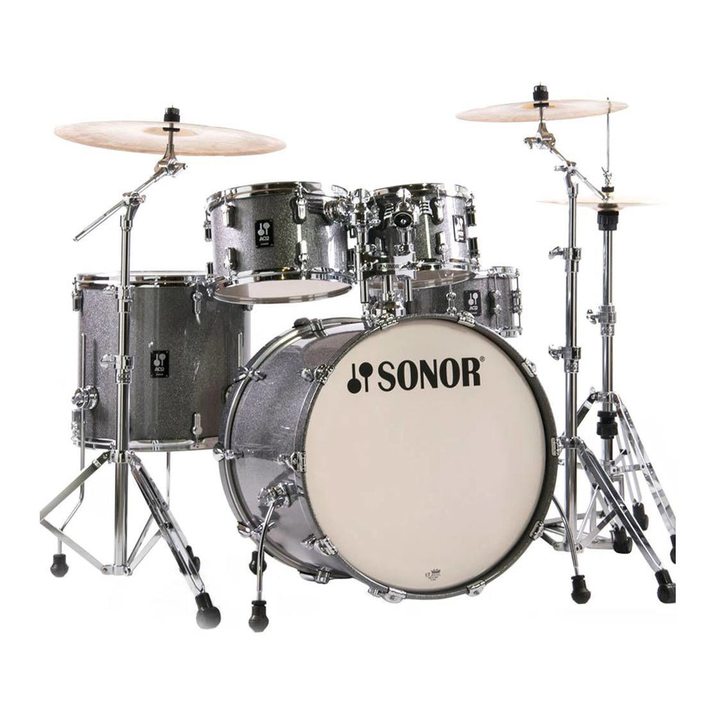 Sonor AQ2 Stage Series 5-Piece Drum Kit with 4000 Series Hardware - Titanium Quartz