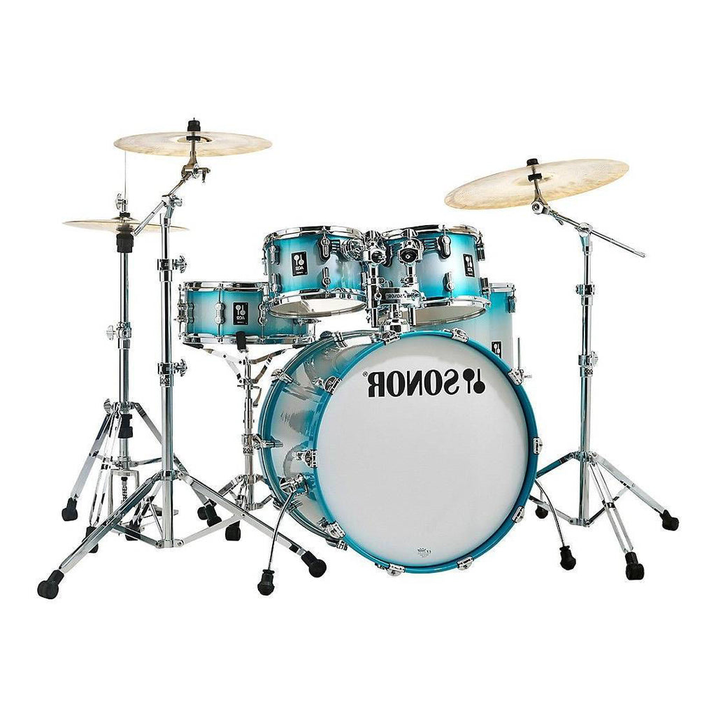 Sonor AQ2 Studio Series 5-Piece Drum Kit with 4000 Series Hardware - Aqua Silver Burst