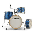 Sonor AQX Jazz 18" 4pc Drum Shell Pack - Blue Ocean Sparkle