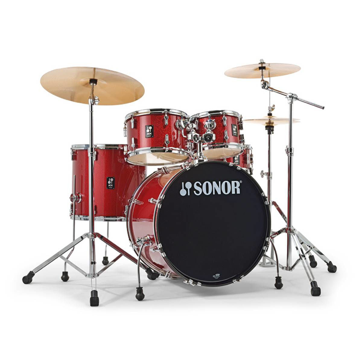 Sonor AQX Series Stage Set - Red Moon Sparkle