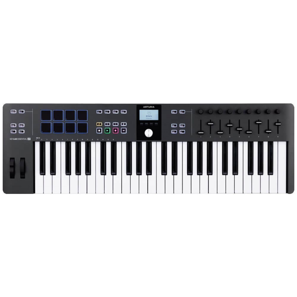 Arturia KeyLab Essential Mk3 49-Key Universal MIDI Controller - Black