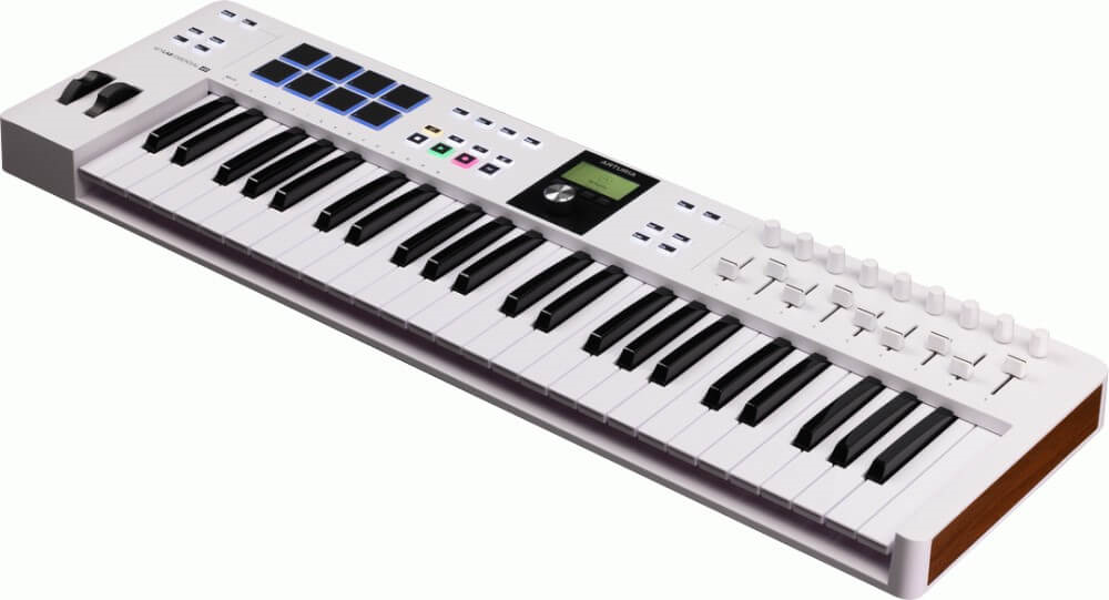 Arturia KeyLab Essential Mk3 49-Key Universal MIDI Controller - White