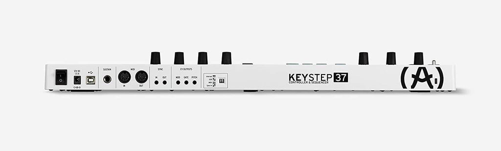 Arturia Keystep 37 Polyphonic Step Sequencer & Keyboard Controller - White