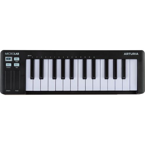 Arturia Microlab Mk3 25 Key MIDI Controller - Black