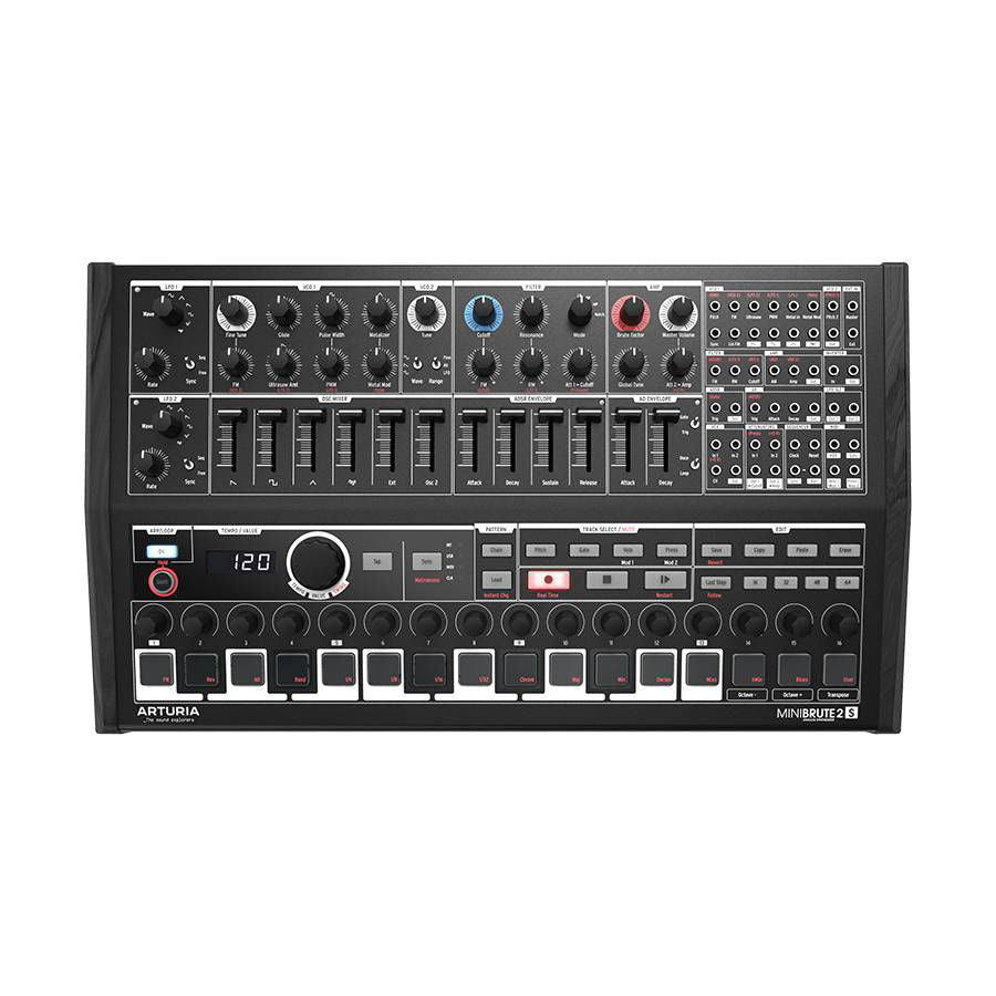 Arturia Minibrute 2S Analogue Synthesizer with Sequencer in Limited Edition Black Noir