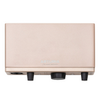 Arturia Minifuse 1 USB audio interface in champagne finish showing input and output ports on the front panel.