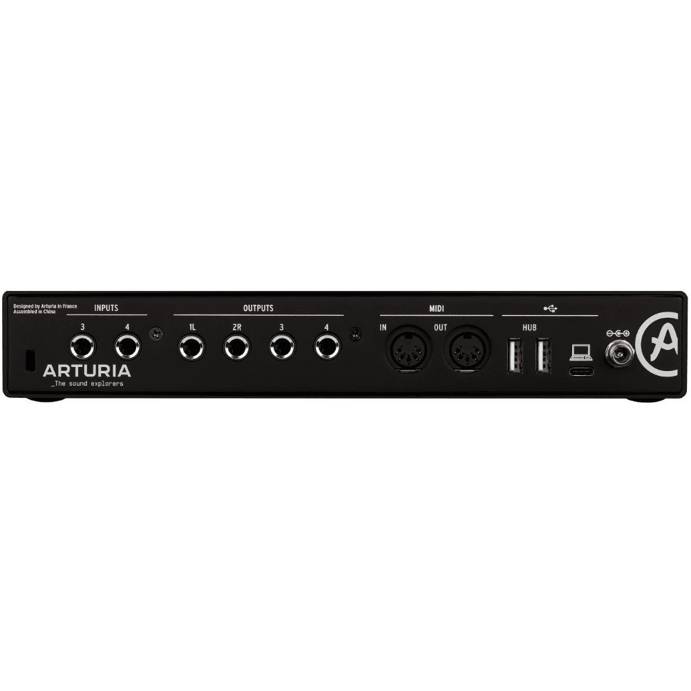 Arturia MiniFuse 4 4 In 4 Out USB Audio Interface in Black