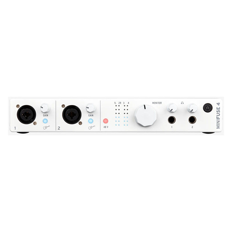 Arturia MiniFuse 4 4 In 4 Out USB Audio Interface in White